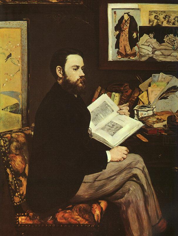 Edouard Manet Portrait of Emile Zola china oil painting image